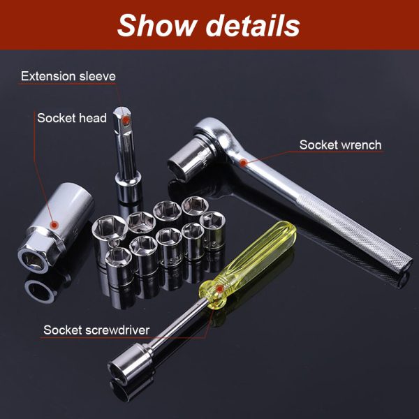 Aiwa Socket Wrench Tool Kit