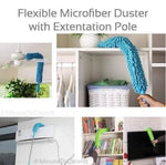 Multipurpose long handle cleaning duster rod
