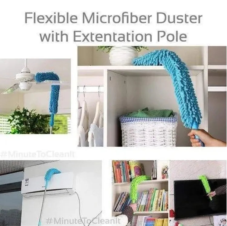 Multipurpose long handle cleaning duster rod