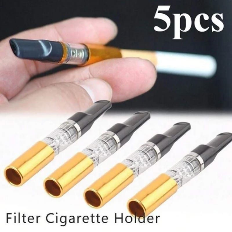 5 PCS Reusable Tar Cigarette Holder