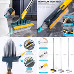 Wiper 2 In 1 With Strong Bristles And Built In Wiper Blade