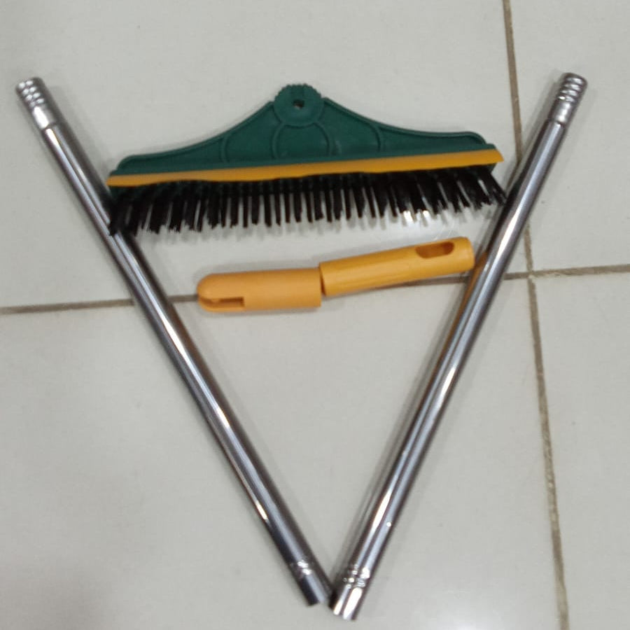 Wiper 2 In 1 With Strong Bristles And Built In Wiper Blade
