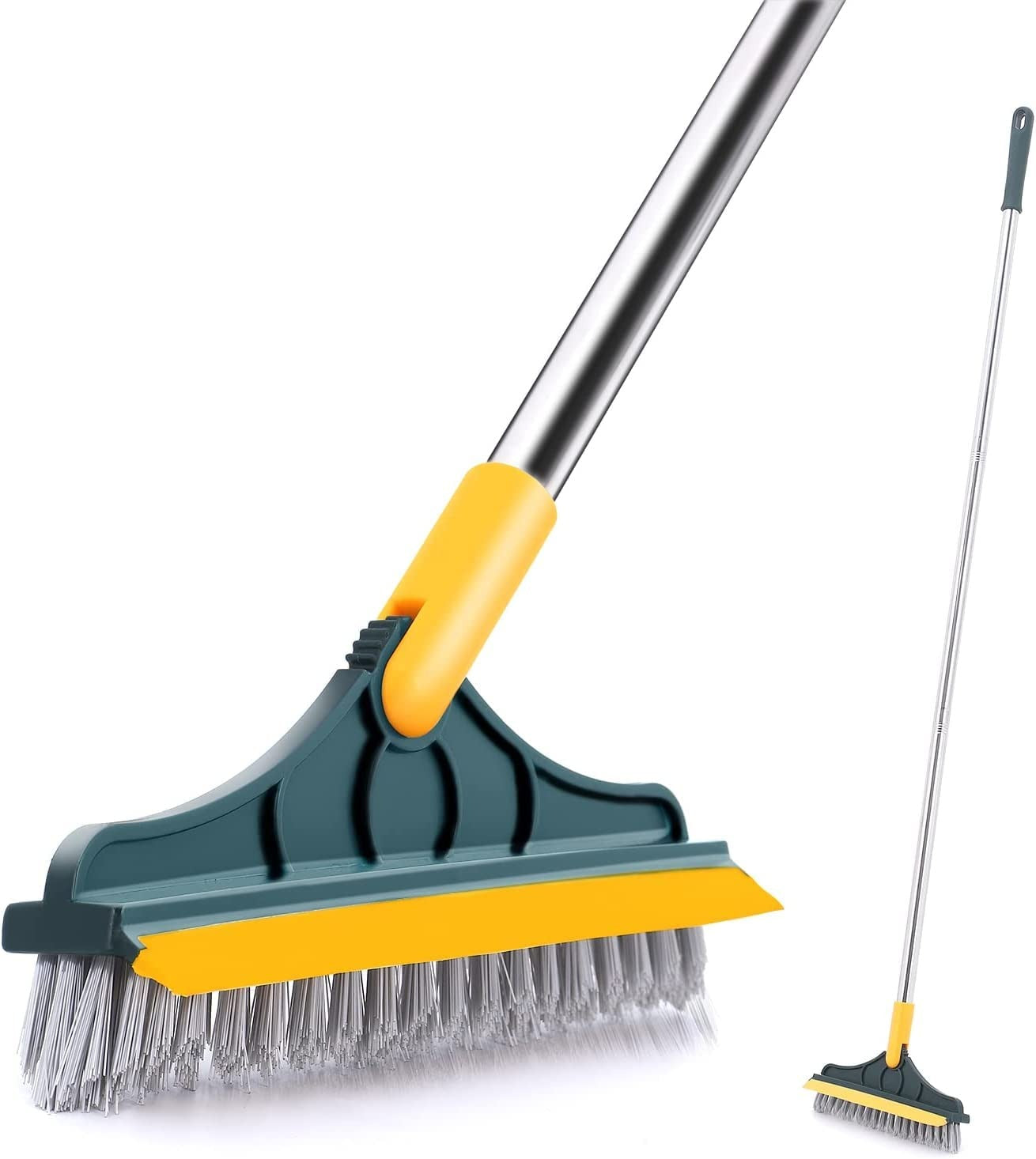 Wiper 2 In 1 With Strong Bristles And Built In Wiper Blade