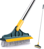 Wiper 2 In 1 With Strong Bristles And Built In Wiper Blade