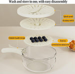 2 in 1 Multi-Functional Vegetable & Fruit Cleaning Basket | Folding Drainage & Storage Box