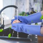 1 Pair Magic Silicon Rubber Gloves