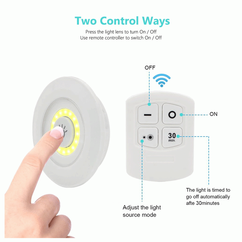 GlowTap LED Lights (Pack of 3)