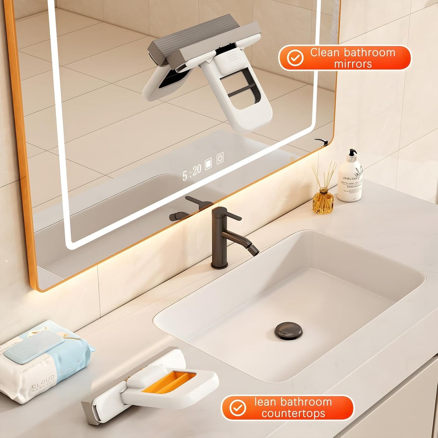 Portable Mini Cleaning Sponge Mop