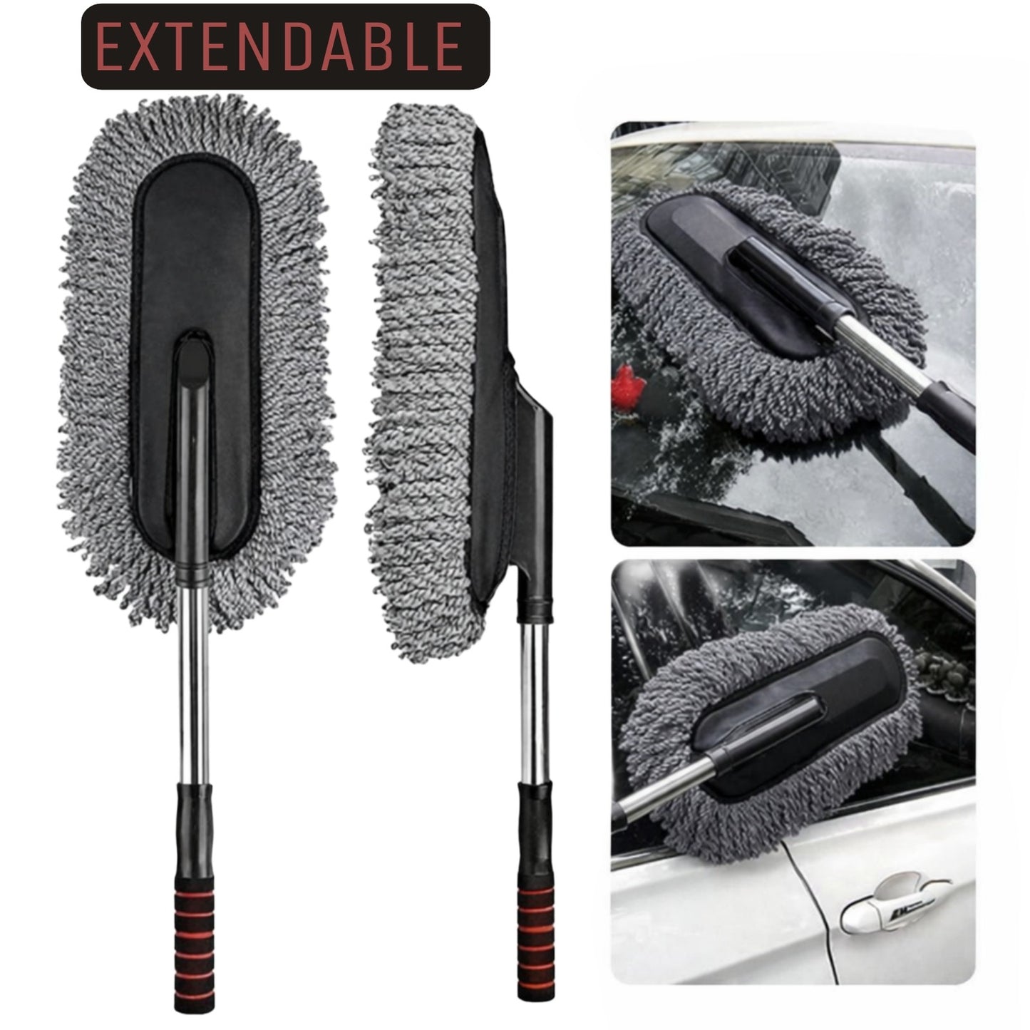 Premium Extendable Microfiber Car Cleaning Brush