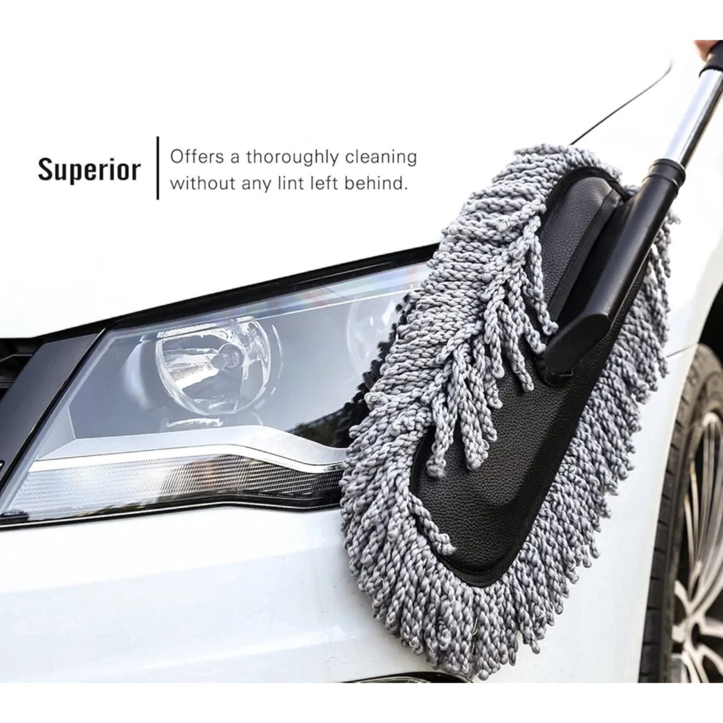 Premium Extendable Microfiber Car Cleaning Brush