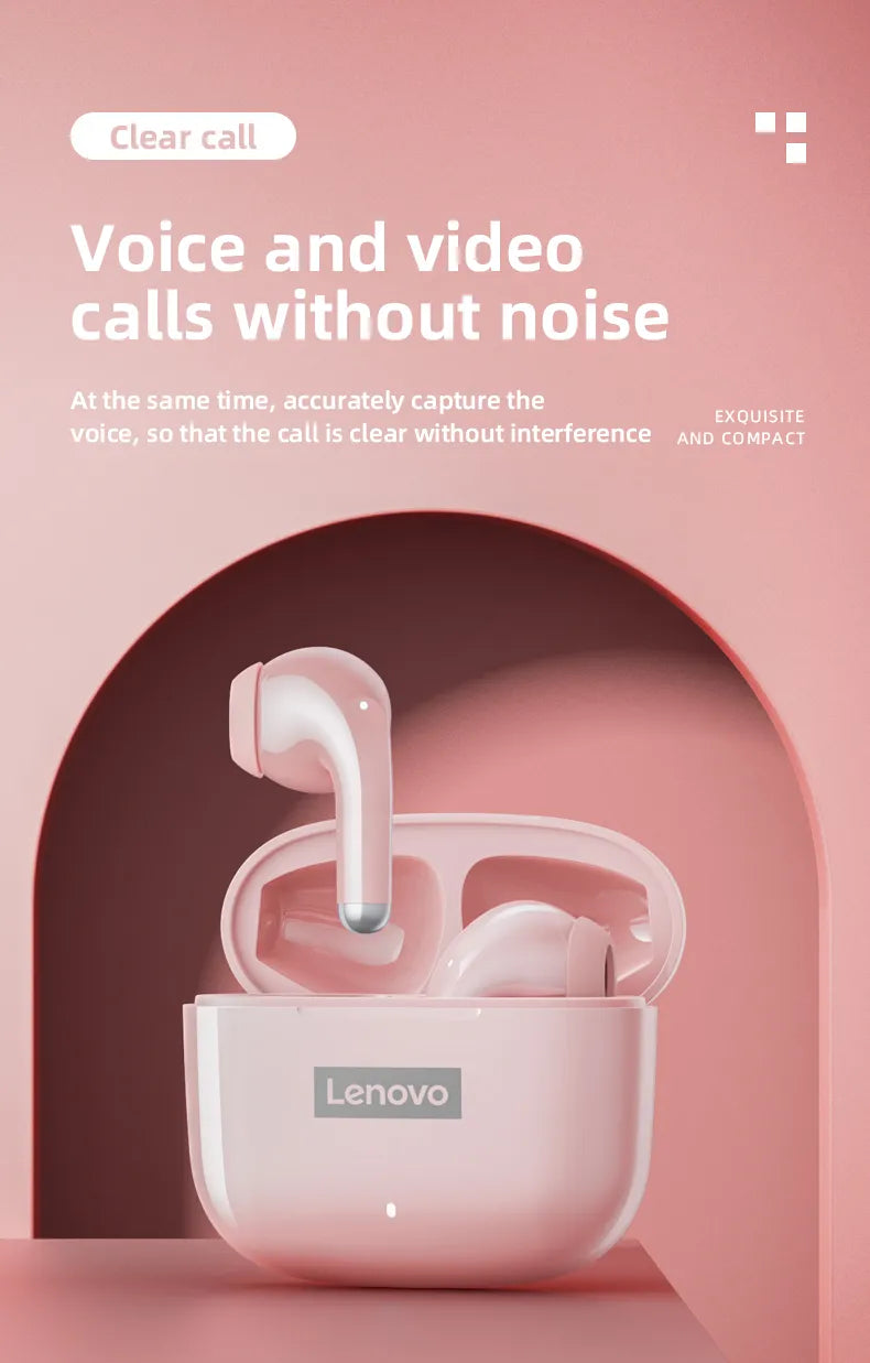 Lenovo Lp40 Wireless Bluetooth Earbuds