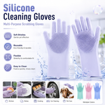 1 Pair Magic Silicon Rubber Gloves