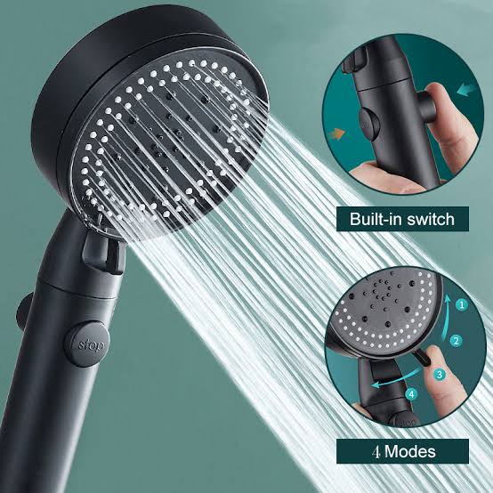 4 In 1 Multi-Functional High-Pressure Shower Head