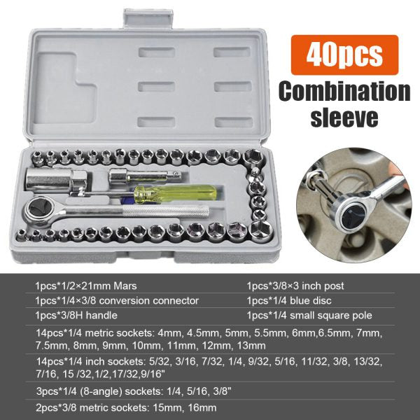 Aiwa Socket Wrench Tool Kit
