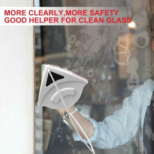 Triangle Double Sided Magnetic Glass Cleaning Brush
