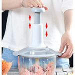 Manual Push Chopper Vegetable, Fruit  and Meat Cutting