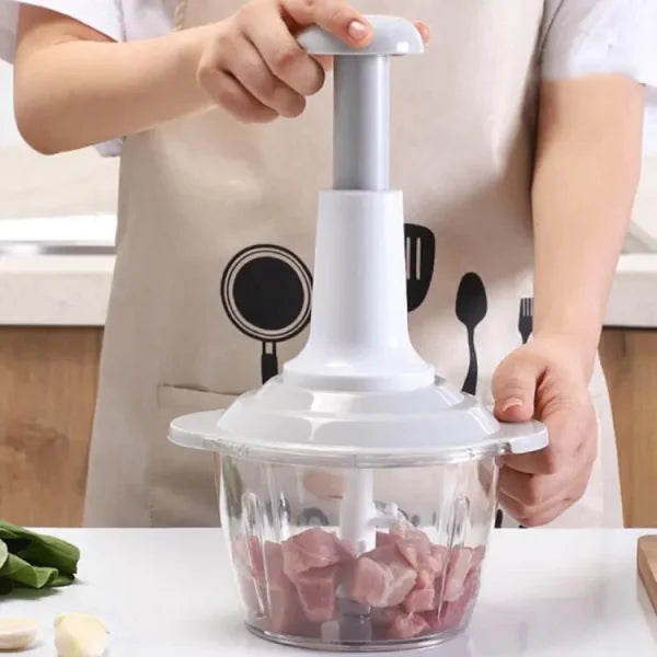 Manual Push Chopper Vegetable, Fruit  and Meat Cutting