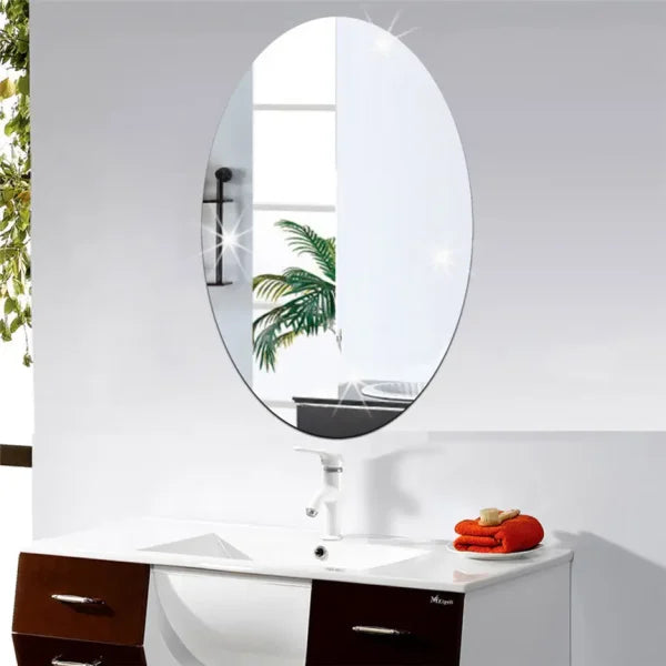 Oval House Acrylic Mirror (11 in x 16 in)