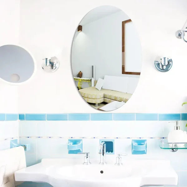 Oval House Acrylic Mirror (11 in x 16 in)