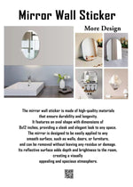 Oval House Acrylic Mirror (11 in x 16 in)